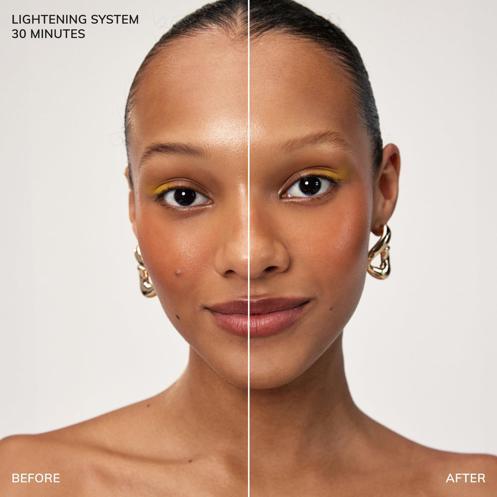 Sun-kissed definition look achievable with Brow Code lightening kit.