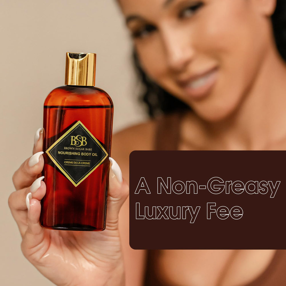Brown Sugar Babe Creme de la Creme luxurious finish for everyday pampering