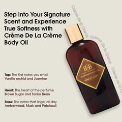 Brown Sugar Babe Creme de la Creme on-skin glow with soft, lasting fragrance