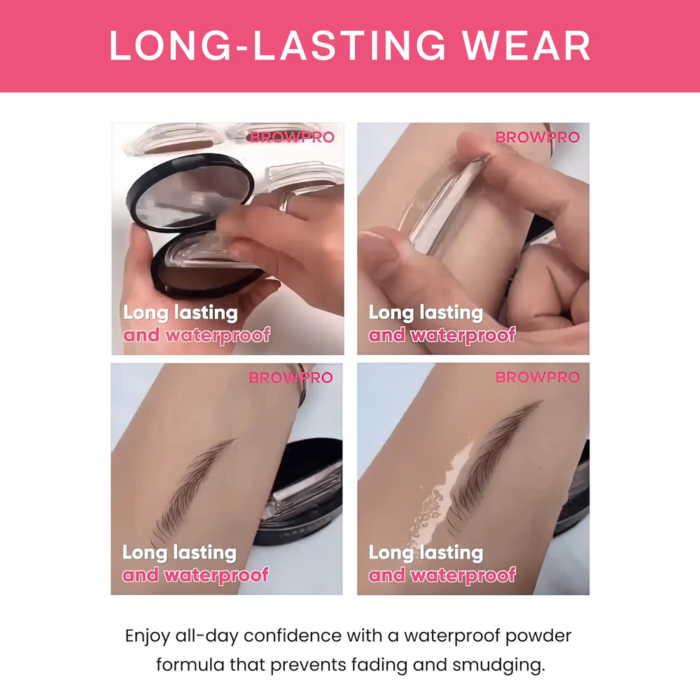 BrowPro Simone Stamp natural light brown color shade