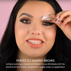 BrowPro Simone Stamp quick brow application in seconds
