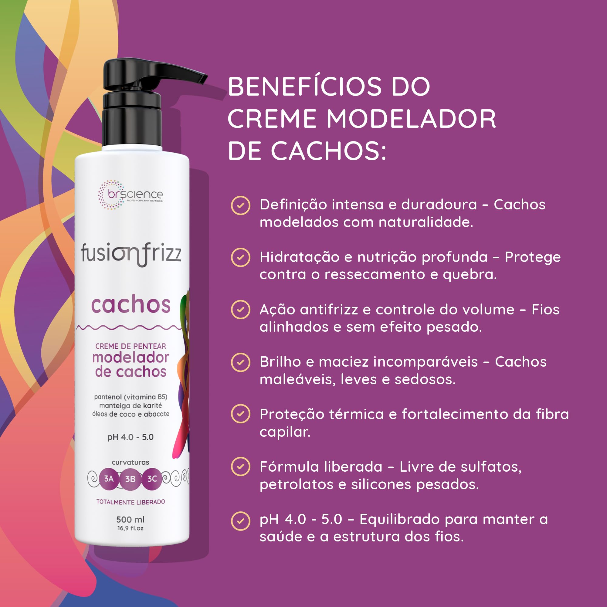 Hands applying leave-in cream to damp hair for even distribution.