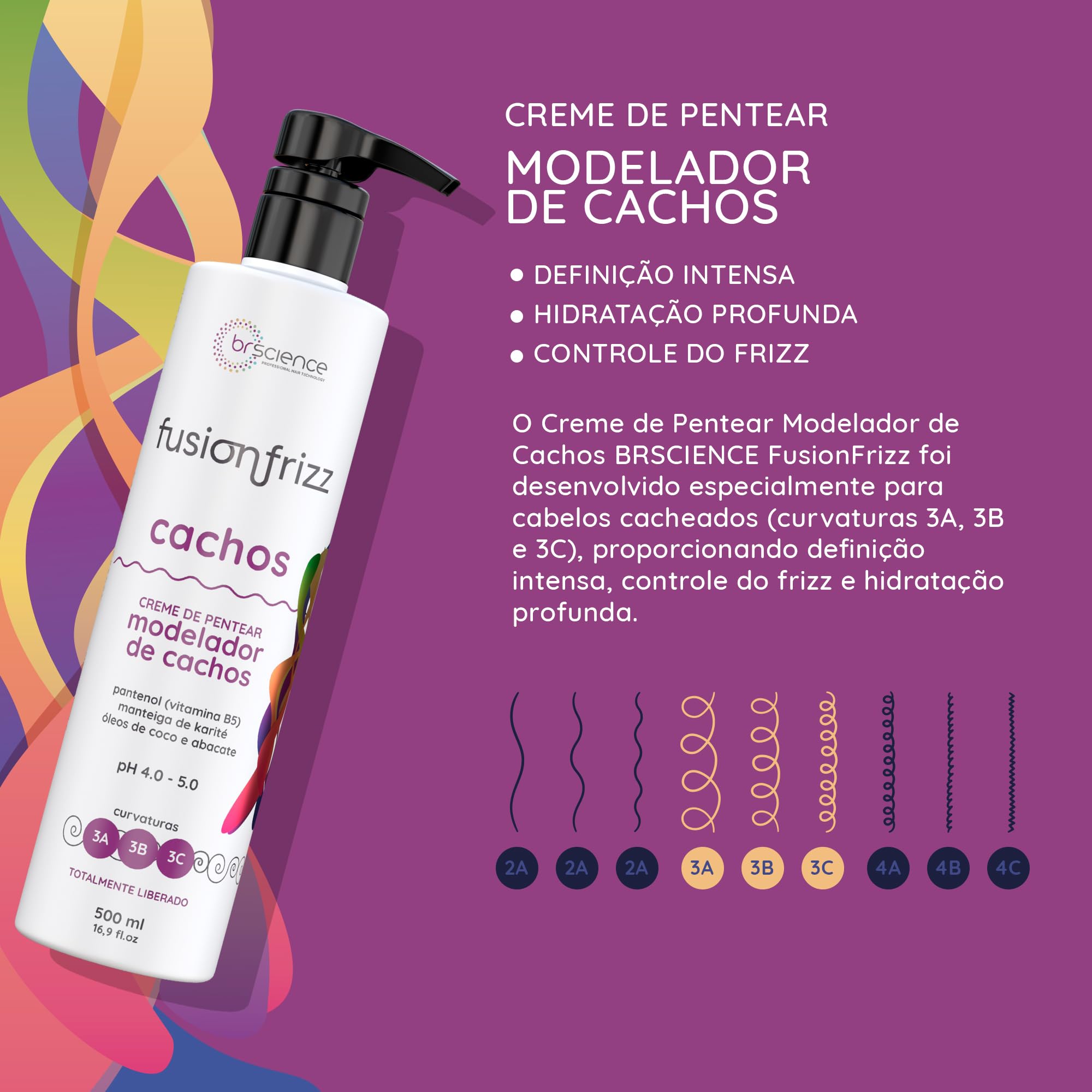 Creamy texture close-up highlighting nourishing coconut and shea oils for curls.