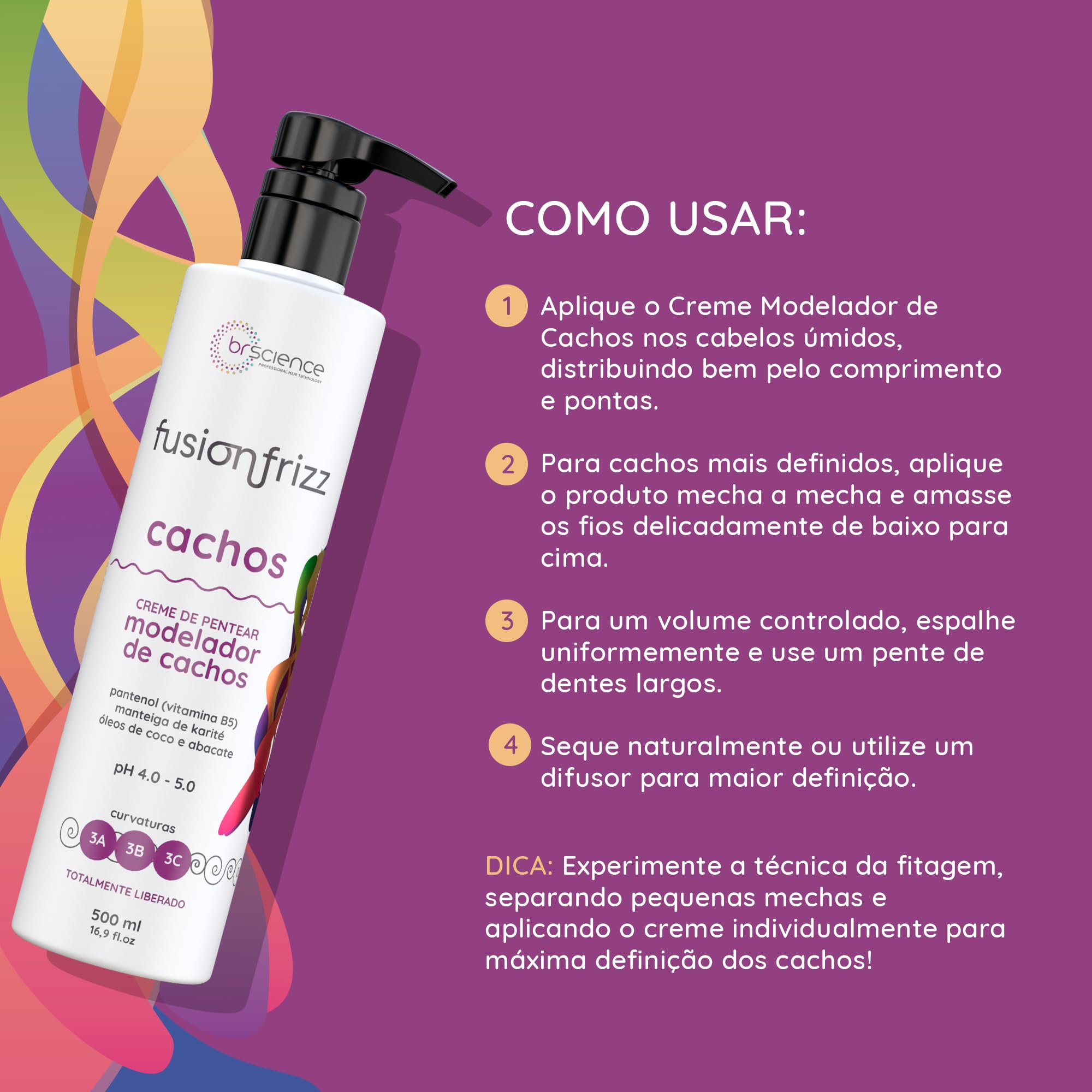 Curls after styling with movement and lasting definition.
