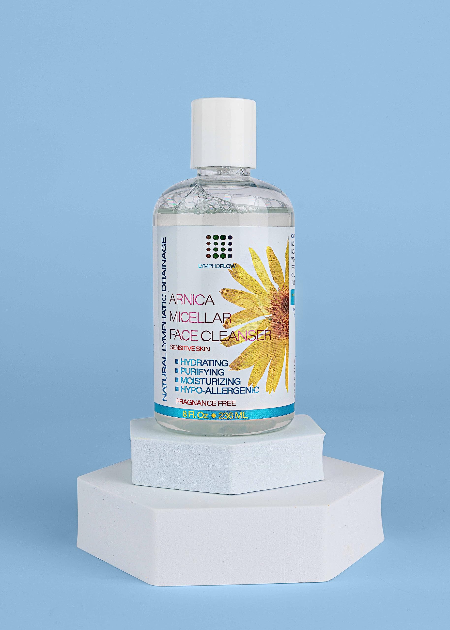 Bruizex Arnica Micellar Water fragrance-free formula ideal for sensitive skin.
