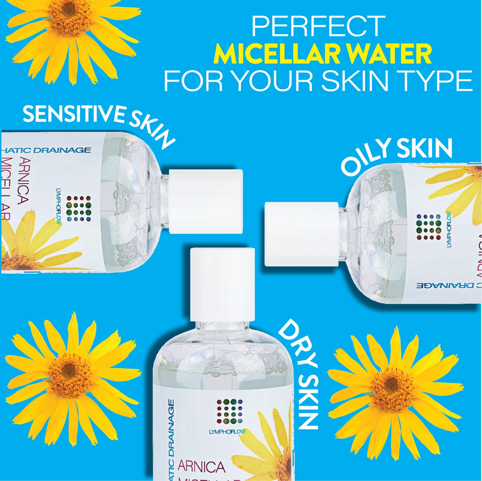 Bruizex Arnica Micellar Water suitable for post-procedure recovery and gentle cleansing.