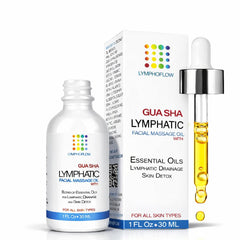 Bruizex facial lymphatic drainage oil bottle pour for smoother skin