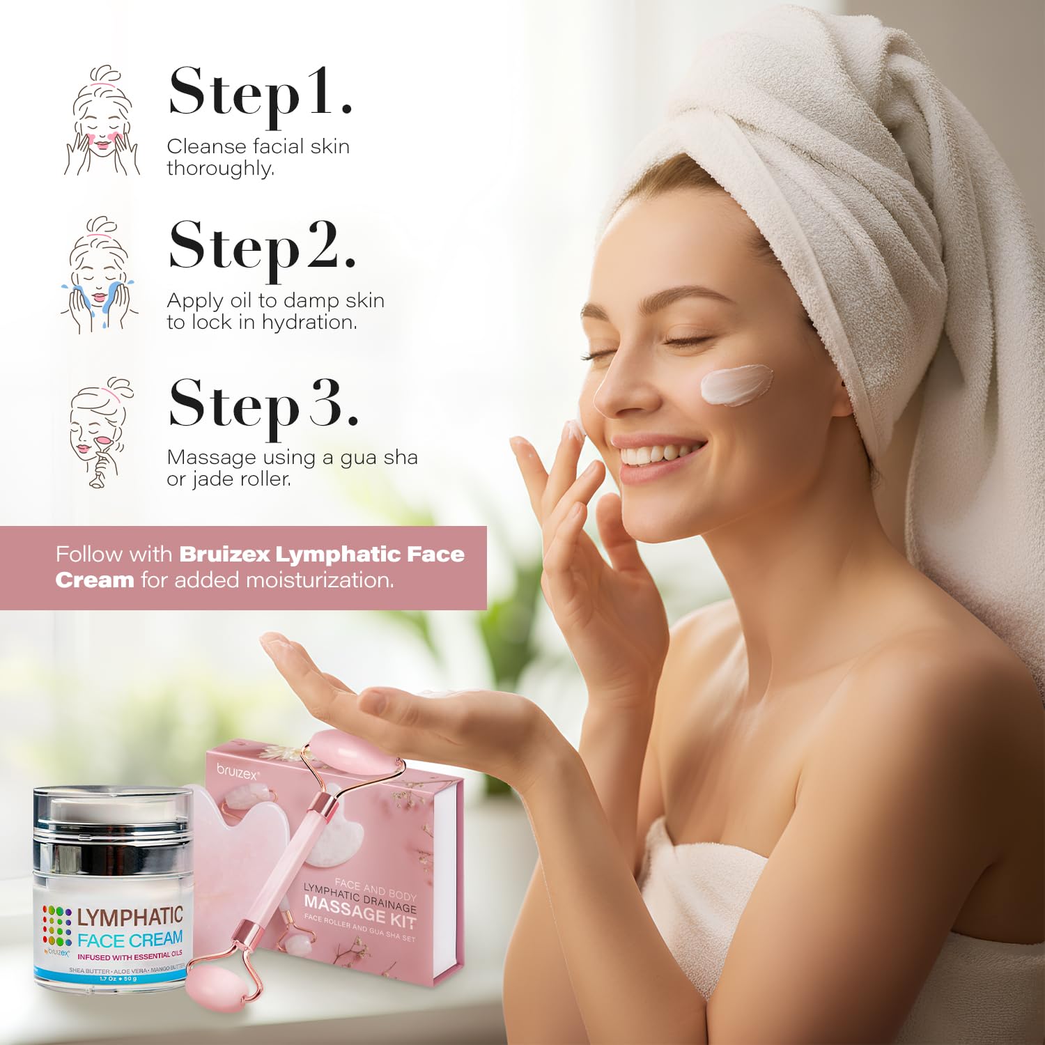 Bruizex oil boosted with hyaluronic acid and retinol for skin support