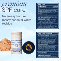 Brush On Block reef-friendly formula avoids oxybenzone and octinoxate.