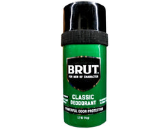Unisex BRUT Classic Round Stick Deodorant suitable for all genders and occasions.