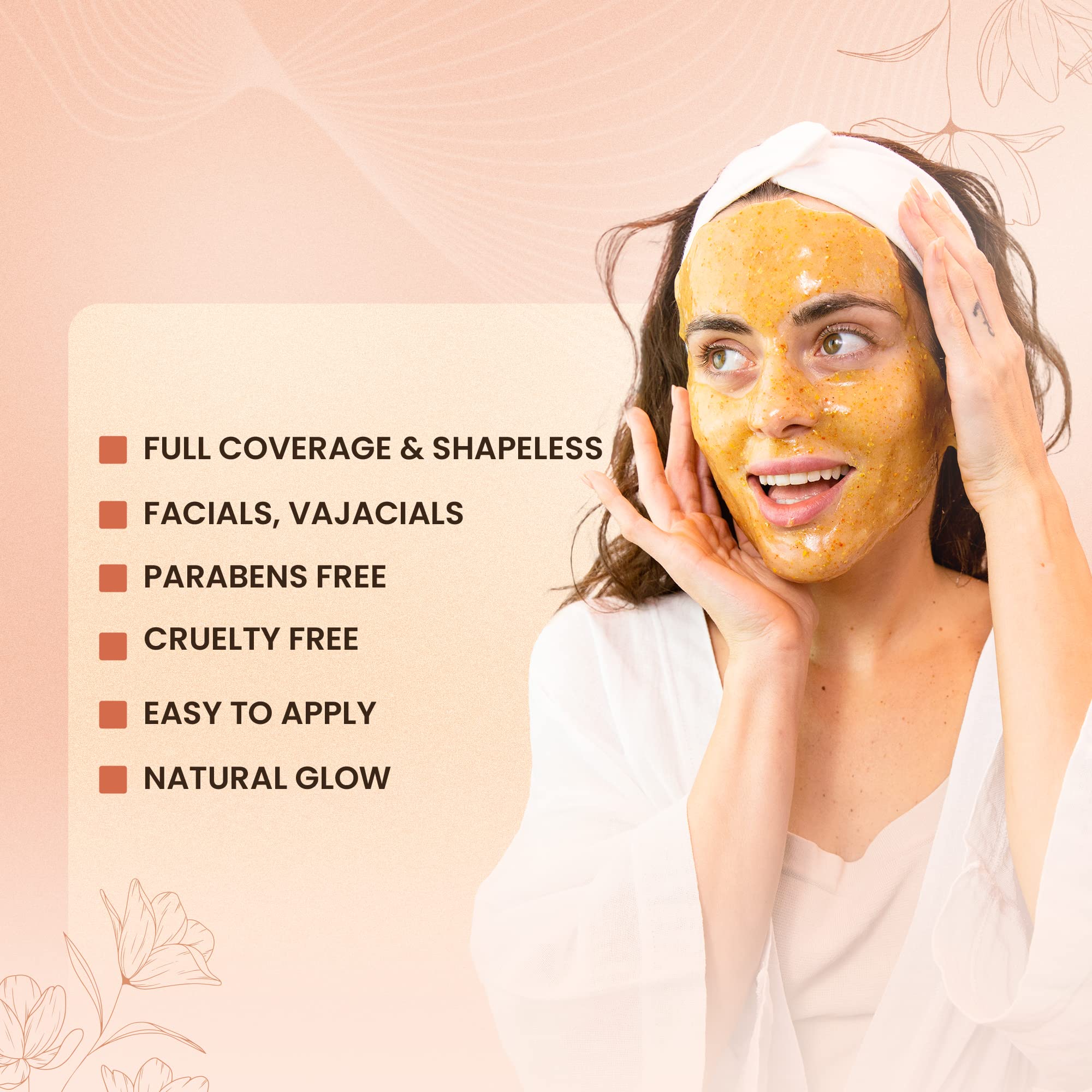 BRÜUN Chamomile jelly mask for calming aroma and smooth texture