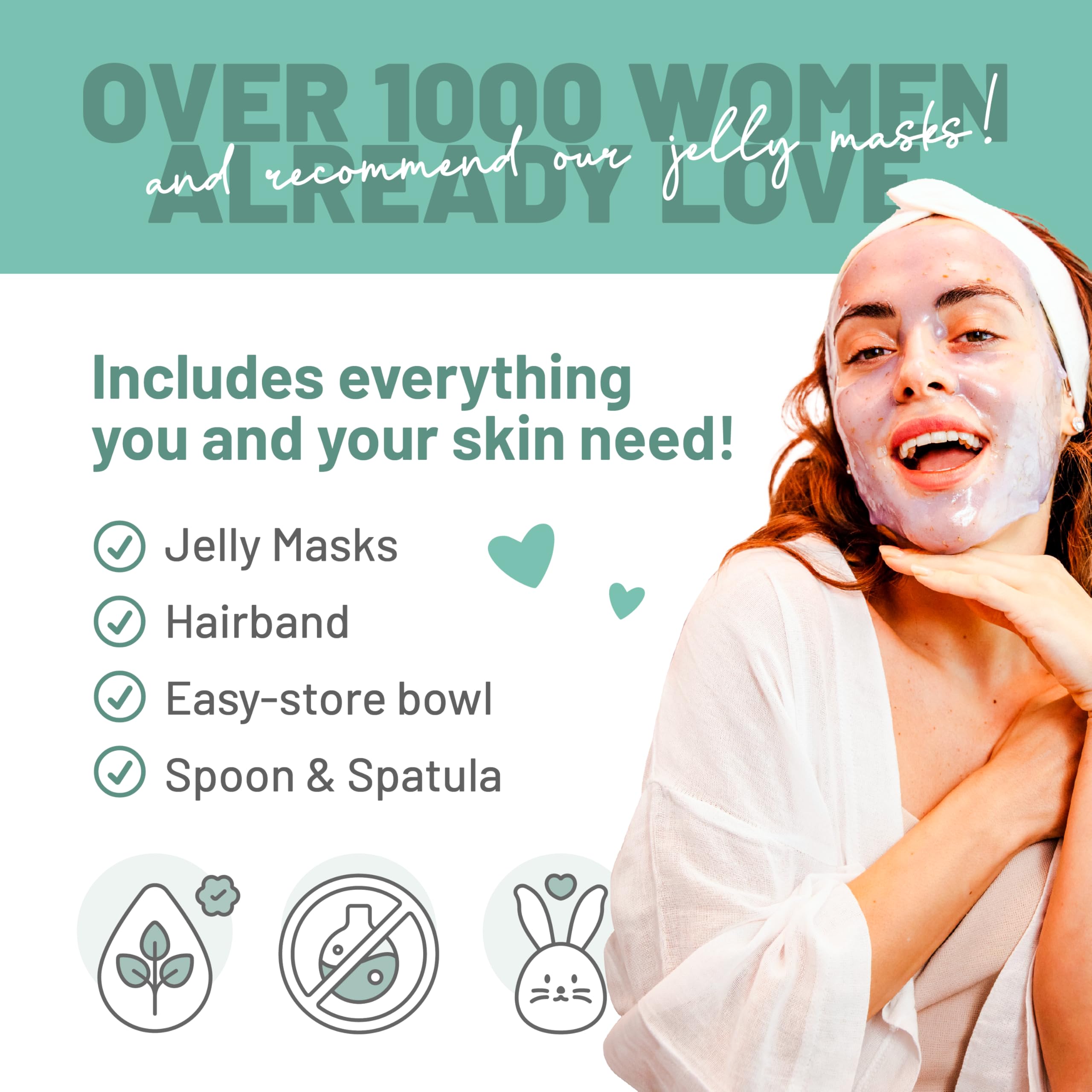 BRÜUN calendula sea mud jelly mask powder for soothing ritual.
