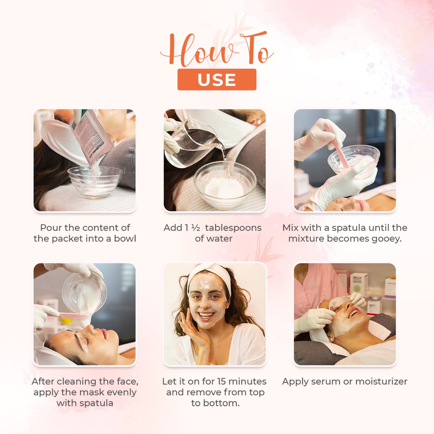 BRÜUN Peppermint jelly mask for a cooling, invigorating sensation