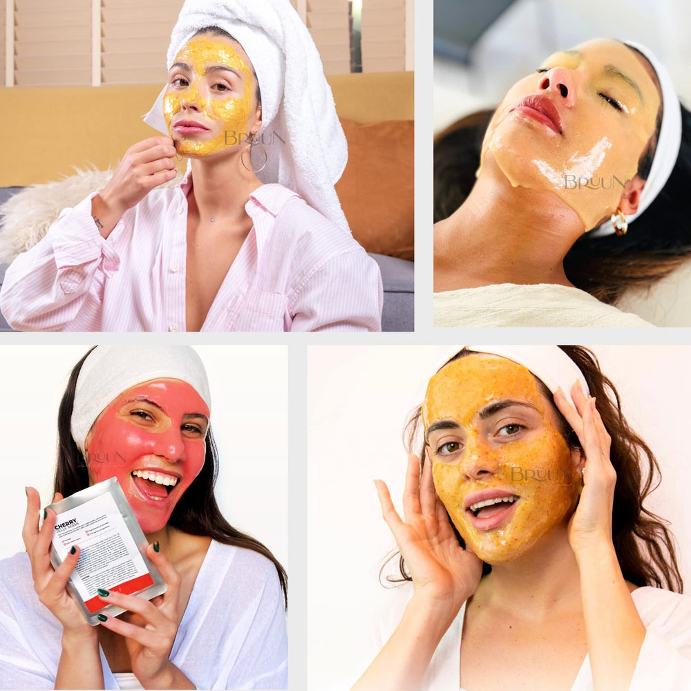 BRÜUN Tea Tree jelly mask for clarifying care in a cooling layer
