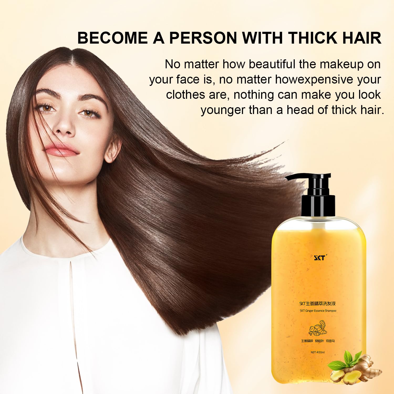 BSMAX hair volume after use shows fuller look and improved texture.