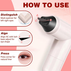 BSMAX one-piece eyeliner stamp in brown offers clean, mess-free application.
