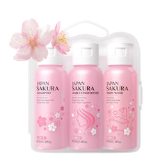 BSMKCL Sakura mini shampoo 50ml for travel-friendly cleansing and hydration.