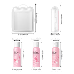 BSMKCL Travel-size pink kit packaging showcases portable skincare.