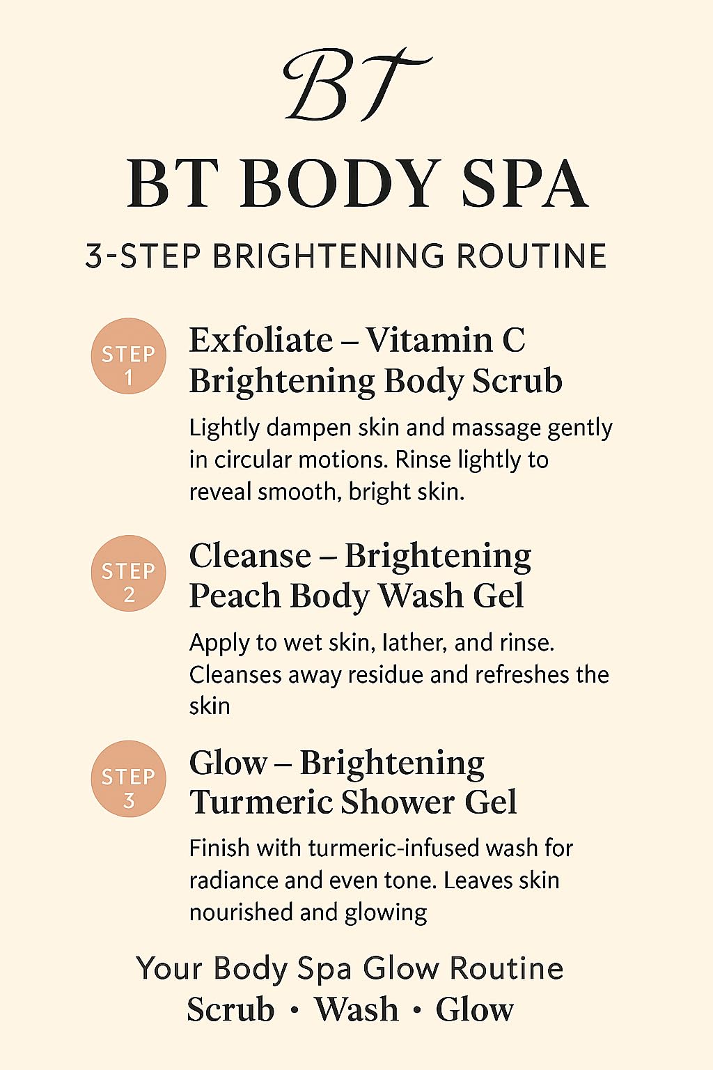 BT Body Spa soft, smooth skin after use invites touch.