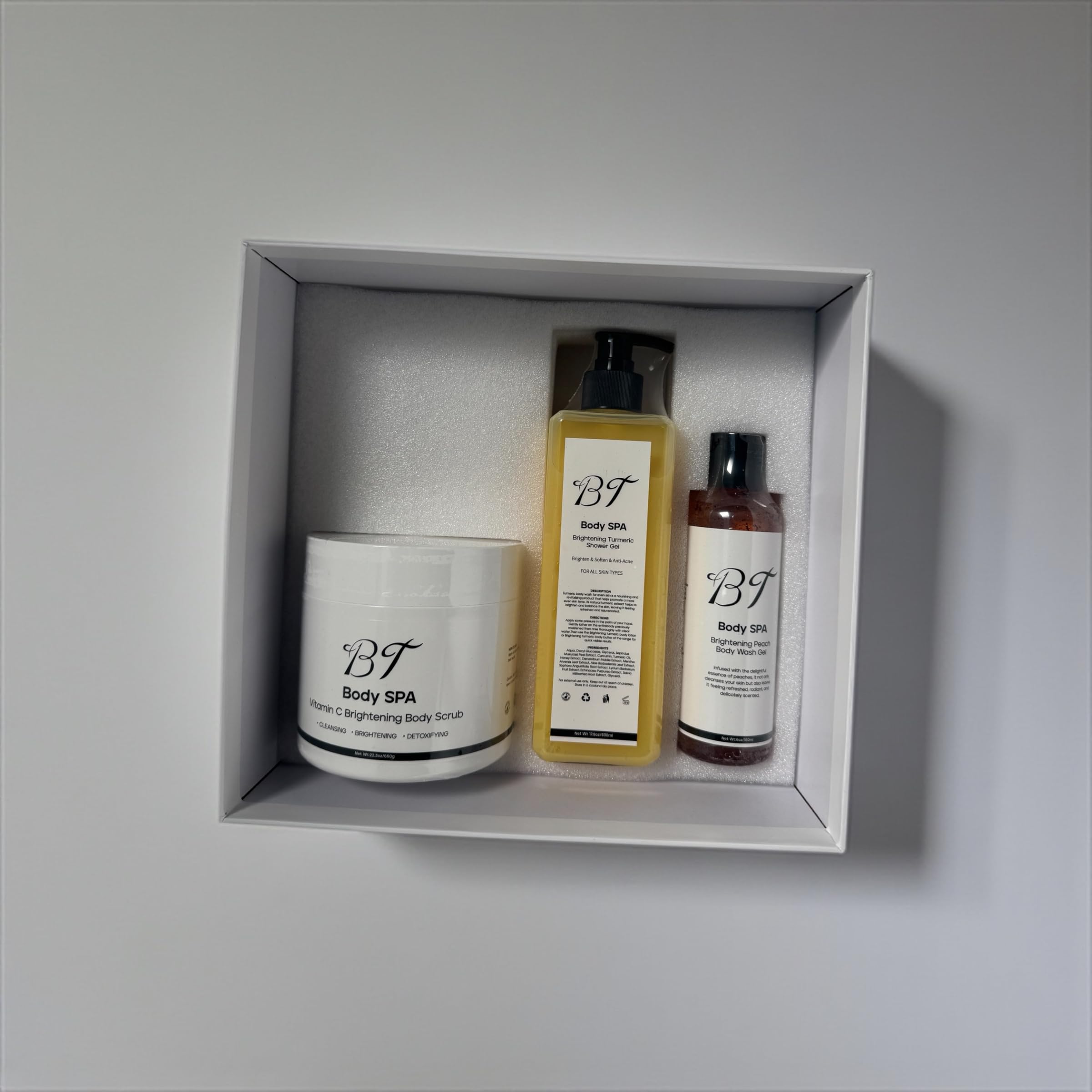 BT Body Spa spa-inspired shower scene suggesting a luxurious routine.