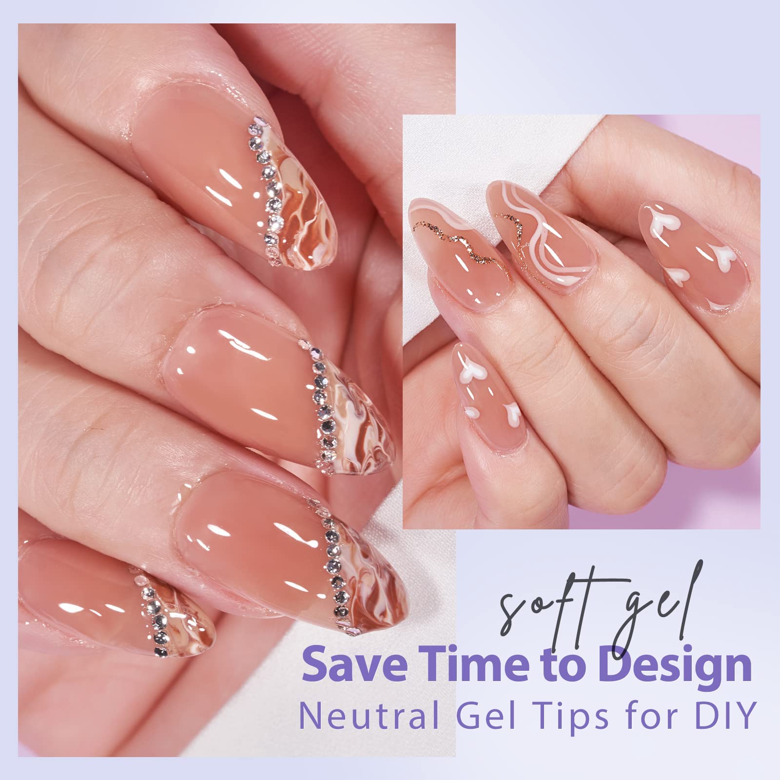 BTArtbox base-color tips provide ready-to-wear look.