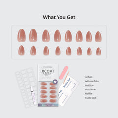 BTArtbox complete kit with 32 nails and glue for DIY nails.