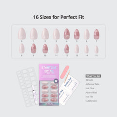 BTArtbox Dainty Kiss includes 16 sizes for a perfect fit.