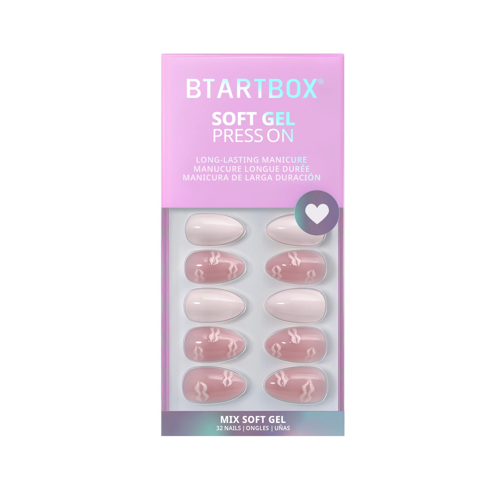 BTArtbox Dainty Kiss step-by-step guide enables DIY manicure.