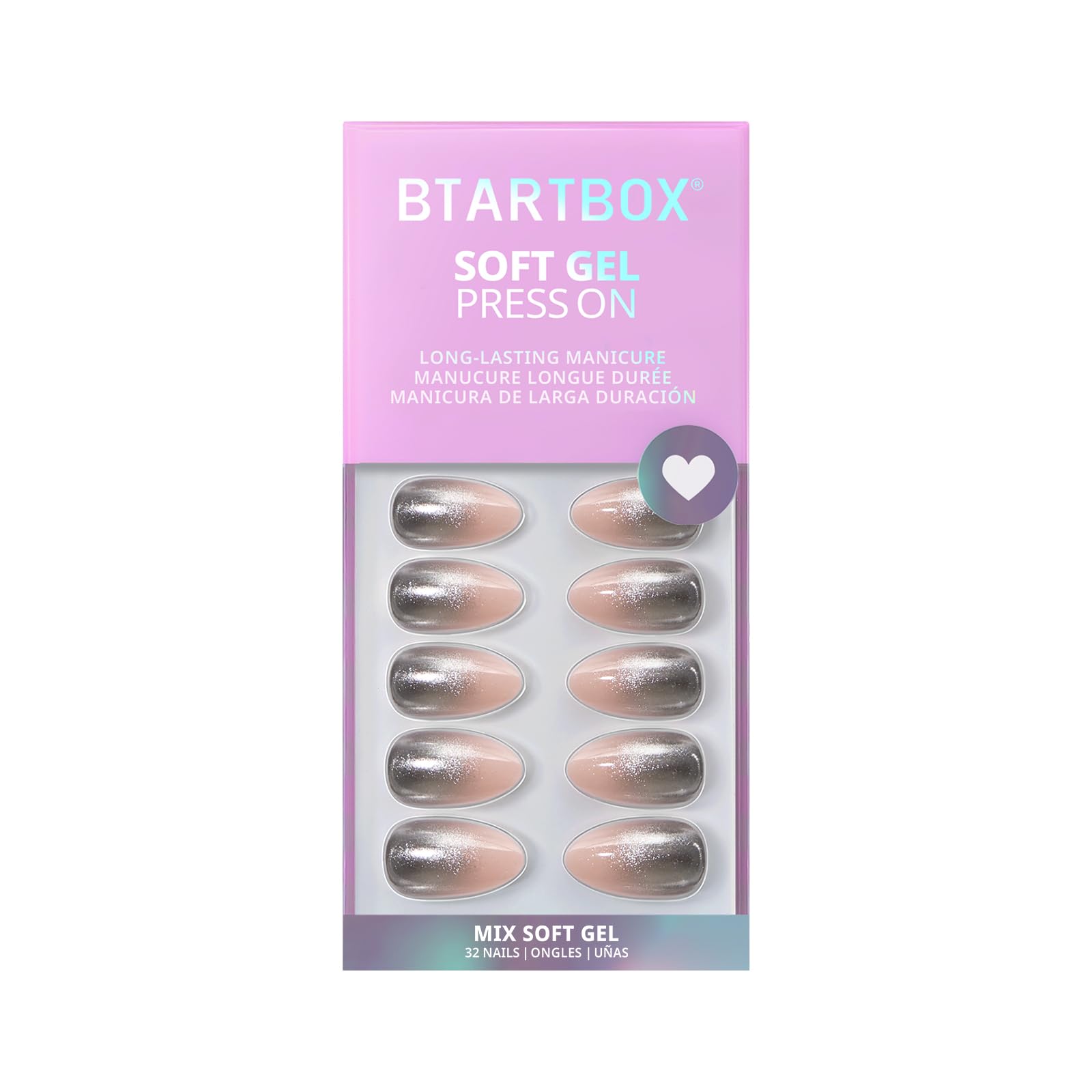 BTArtbox easy removal with warm water for a quick style refresh
