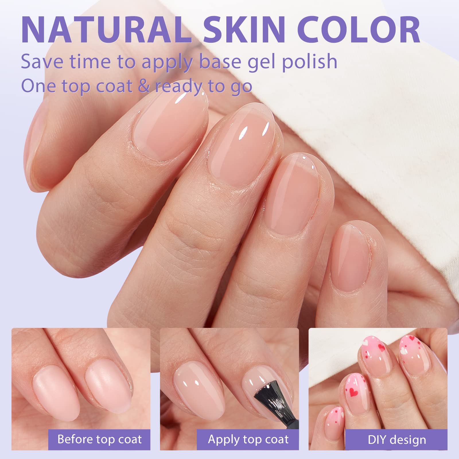 BTArtbox extra-short nails with primer cover for fast, clean applications.
