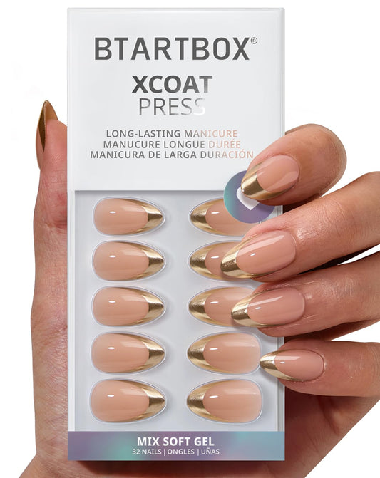 BTArtbox Gilded Countdown lamp-curable nails deliver quick, durable gel curing for long-lasting wear.