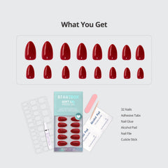 BTArtbox kit includes glue and tabs for secure, salon-like at-home wear