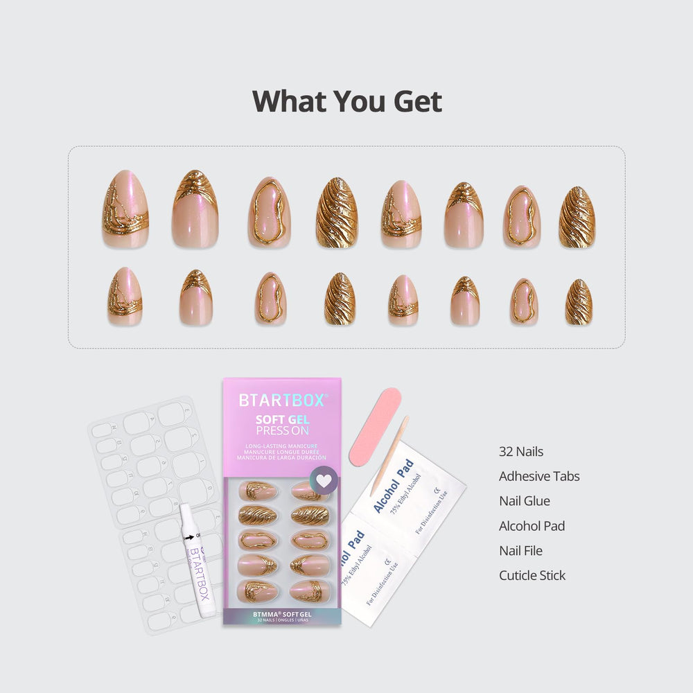 BTArtbox nails and soft file for edge smoothing and seamless blend.