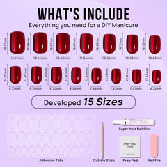 BTArtbox glue and adhesive tabs provide secure, reusable nail wear