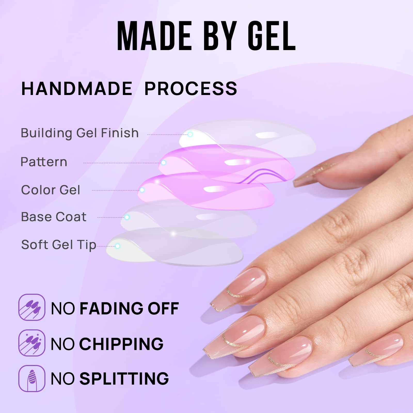 BTArtbox Nail glue and tabs secure nails for long-lasting adhesion