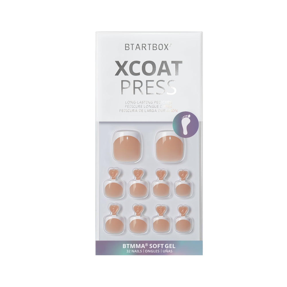 BTArtbox soft gel tips blend with cuticle for seamless look.