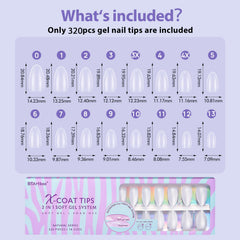 BTArtbox Nail tips remove easily with soak-off method.