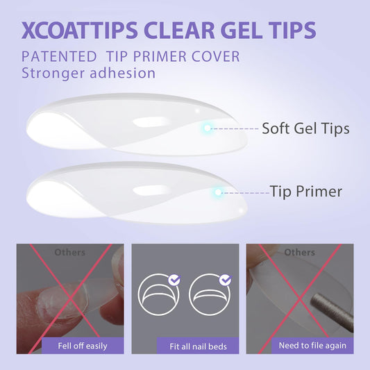BTArtbox Gel Tips with primer for strong adhesion and quick application.