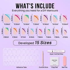 BTArtbox reusable stick-on nails let you switch designs quickly.