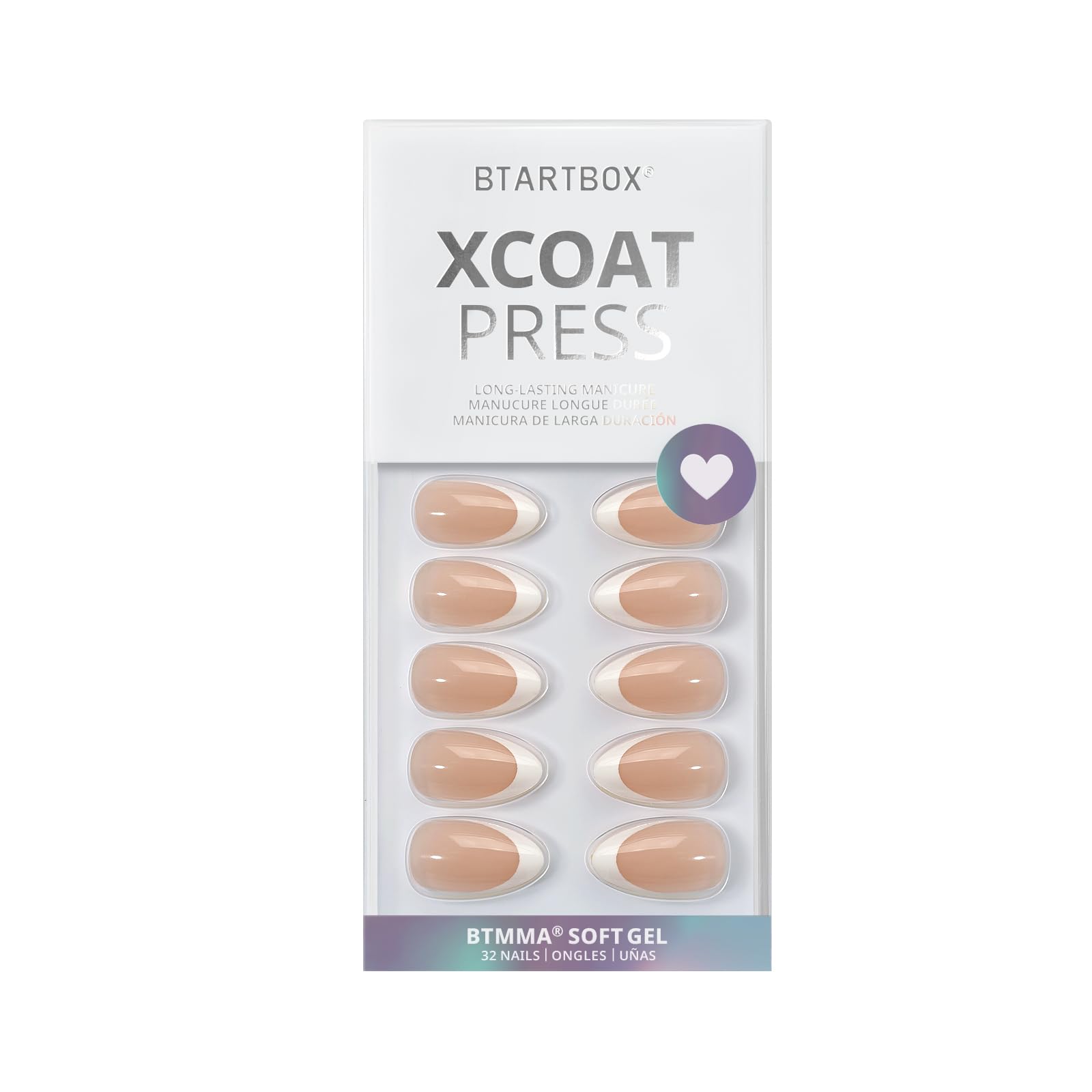 BTArtbox soft gel nails close-up showing flexible, natural fit.