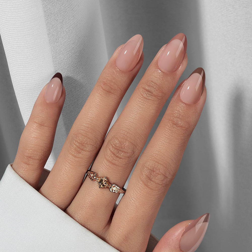 BTArtbox soft gel nails close-up highlighting flexible wear with minimal pressure