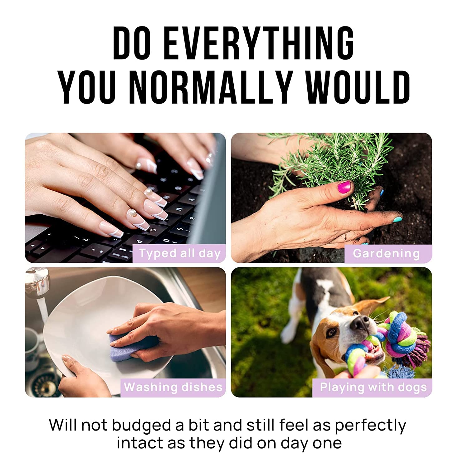 BTArtbox soft gel nails flex with your nail bed for comfortable wear.