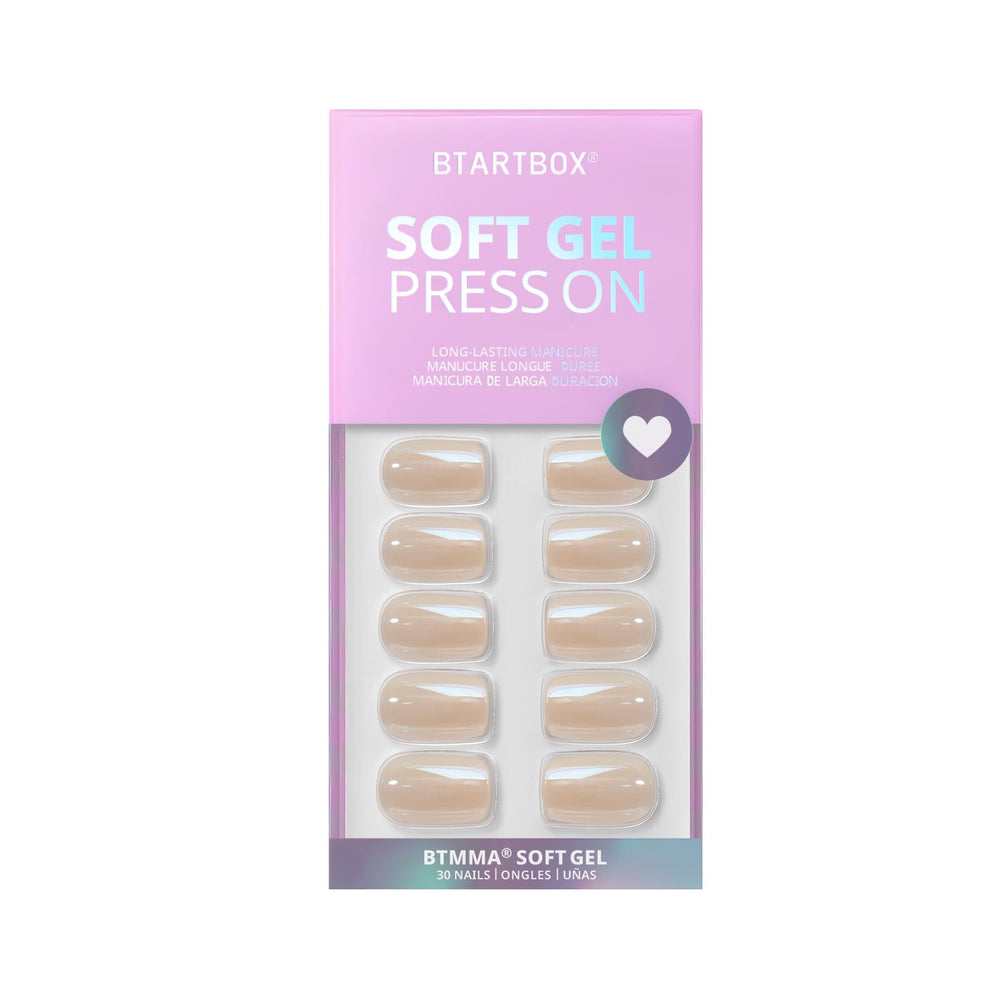 BTArtbox soft gel nails feel natural and flexible on the nail bed