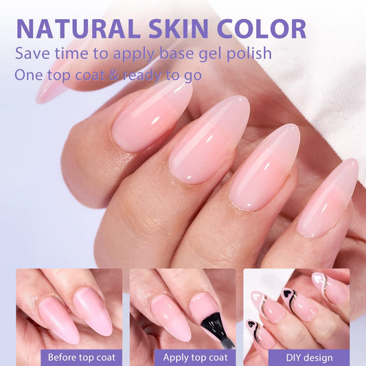 BTArtbox XCOATTIPS pink soft gel extensions provide durable, long-wearing color.