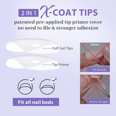BTArtboxnails flat and curved tips fit naturally on nails.