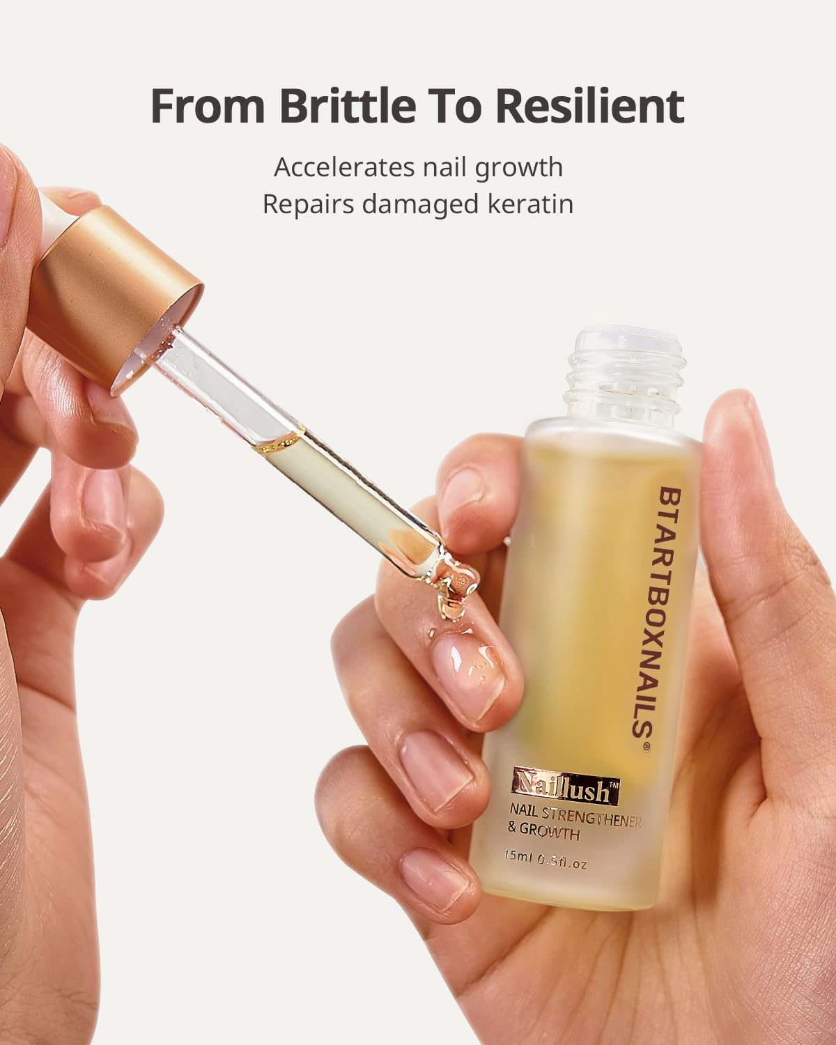 BTARTBOXNAILS Naillush salon-like finish on nails after application.