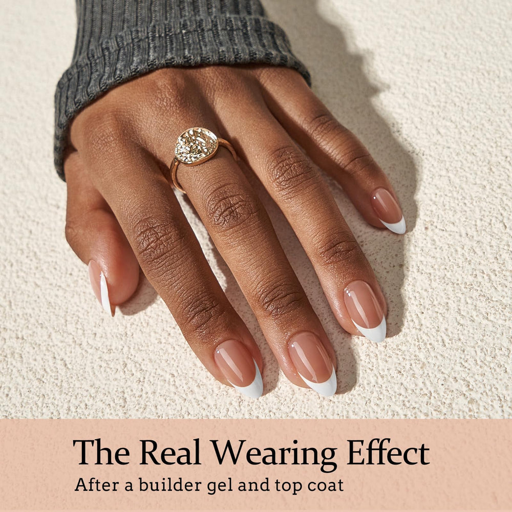 BTArtboxnails no-file-needed design supports fast, neat French nails