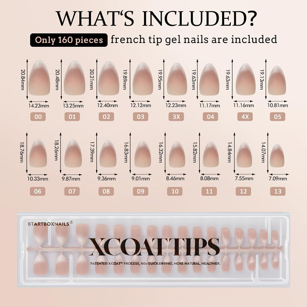 BTArtboxnails soak-off soft gel nails for temporary wear