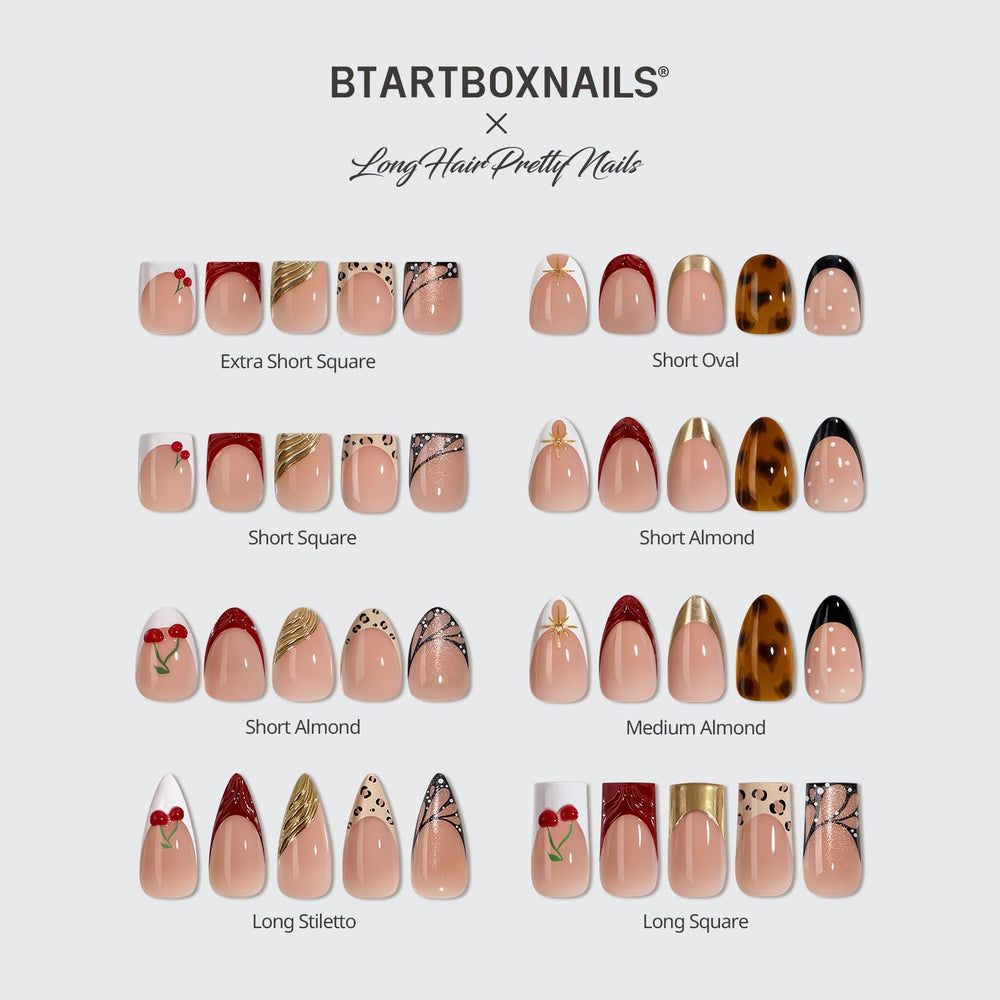 BTArtboxnails soft gel tips for comfortable wear and easy removal.