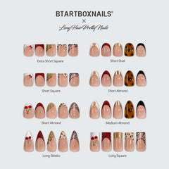 BTArtboxnails soft gel tips for comfortable wear and easy removal.